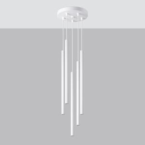 Závěsná lampa SOLLUX PASTELO 5P bílá G9 5x8W bez žárovky SL.1175