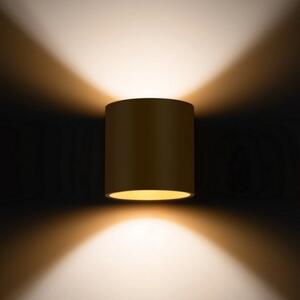Nástěnné svítidlo SOLLUX ORBIS 1 zlaté G9 1x8W bez žárovky SL.1181