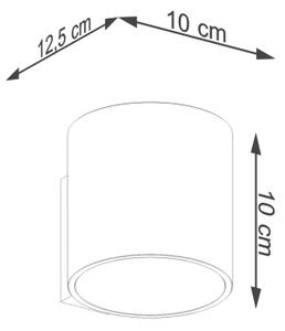 Nástěnné svítidlo SOLLUX ORBIS 1 zlaté G9 1x8W bez žárovky SL.1181