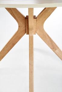 Kulatý stůl Nicolas přírodní dub