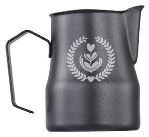 Konvička na mléko black 350 ml