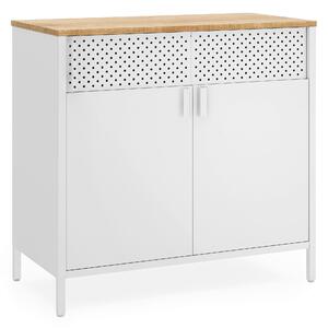KOMODA, bílá, béžová, 80/76/40 cm Boxxx - Široké komody, Online Only