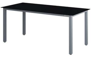 FurniGO Zahradní stůl Bern 190x90x75 cm - stříbrný