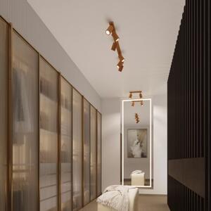Stropní svítidlo SOLLUX KARBON 10 zlaté GU10 1x10W bez žárovky SL.1549