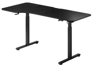 FurniGO Kancelářský stůl 160x75cm - černý