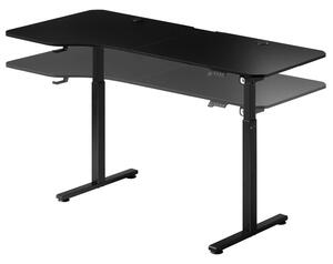FurniGO Kancelářský stůl 160x75cm - černý