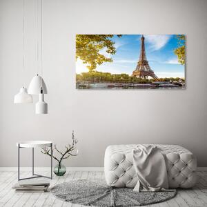 Foto obraz sklo tvrzené Eiffelova věž Paříž osh-44313077