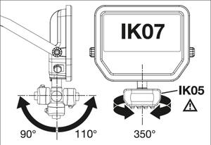 LED reflektor s pohybovým čidlem LEDVANCE FLOODLIGHT černý 41W/27W 6000lm/4000lm 4000K neutrální bílá IP65