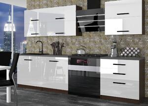 Kuchyňská linka Belini 180 cm Super Povlak Ultra High Gloss bílý lesk s pracovní deskou Duo Výrobce