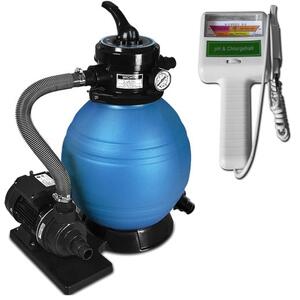 FurniGO Pískový filtrační systém 10 200 l/h s testerem vody