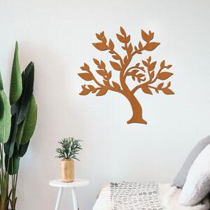 Dřevo života | Dřevěný strom na zeď JARO | Barva: Černá | Rozměry (cm): 60x60