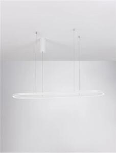 Závěsné LED svítidlo NOVA LUCE CUPPE 58W 3000K bílé 9345625