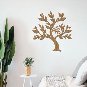 Dřevo života | Dřevěný strom na zeď JARO | Barva: Bílá | Rozměry (cm): 60x60