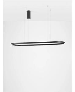 Závěsné LED svítidlo NOVA LUCE CUPPE 58W 3000K černé 9345624