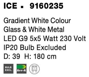 Závěsné svítidlo NOVA LUCE ICE G9 9160235 bez žárovky