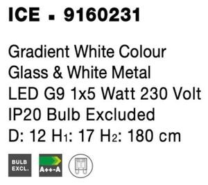 Závěsné svítidlo NOVA LUCE ICE G9 9160231 bez žárovky