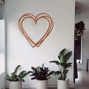 Dřevo života | Dřevěné srdce SPOJENÍ | Barva: Třešeň | Rozměry (cm): 20x20