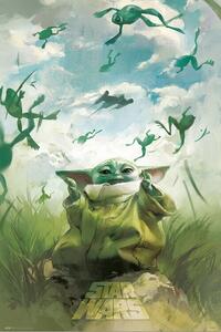 Plakát, Obraz - Star Wars - Grogu Training, (61 x 91.5 cm)