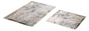 Šedo-hnědé koupelnové předložky v sadě 2 ks 60x100 cm – Foutastic