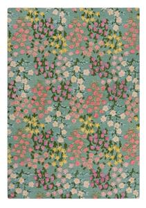 Ručně tkaný vlněný koberec v mentolové barvě 120x170 cm Emilia Floral – Flair Rugs