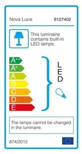 Nástěnné svítidlo NOVA LUCE VALENCIA E27 + LED na čtení 3000K 8127402 bez žárovky