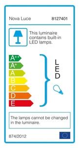 Nástěnné svítidlo NOVA LUCE VALENCIA E27 + LED na čtení 3000K 8127401 bez žárovky