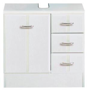 SKŘÍŇKA POD UMYVADLO, bílá, bílá, 60/56/35 cm Held - Koupelnové série, Online Only