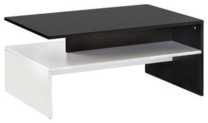 KONFERENČNÍ STOLEK, černá, bílá, kompozitní dřevo, 90/60/43 cm MID.YOU - Konferenční stolky, Online Only