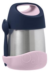 Dětská termoska na jídlo, 335 ml, b.box, indigo/růžová
