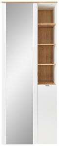 SKŘÍŇ NA ODĚV, bílá, dub artisan, 78/202/38 cm Xora - Šatní skříně, Online Only