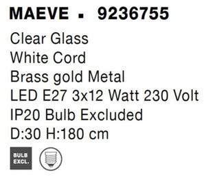 Závěsné svítidlo NOVA LUCE MAEVE Ε27 9236755 bez žárovky