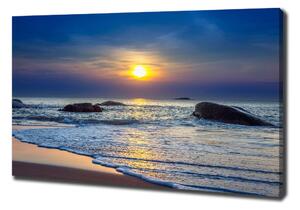 Foto obraz na plátně Západ slunce moře oc-47734929