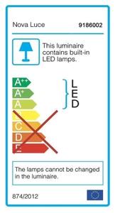 Závěsné LED svítidlo NOVA LUCE SOLE 21W 3000K 9186002
