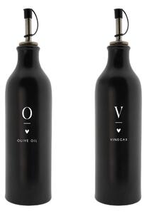 Keramická lahev na olej/ocet Matt Black 500ml Vinegar