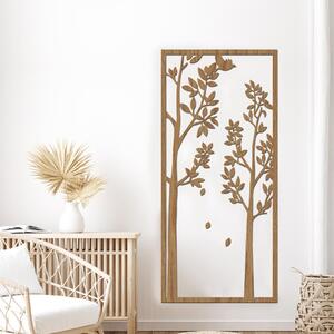 Dřevo života | Dřevěná dekorace strom LONG | Rozměry (cm): 18x40 | Barva: Černá