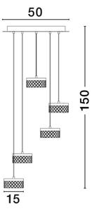 Závěsné LED svítidlo NOVA LUCE BION 32W 3000K 9186942