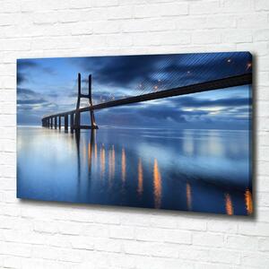 Foto obraz na plátně Osvětlený most oc-48644304