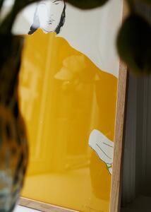 The Poster Club Plakát Yellow Dress by Rosie McGuinness 50x70 cm