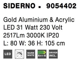 Stojací LED lampa NOVA LUCE SIDERNO 32W 3000K 9054402