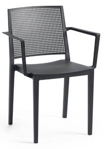 91044 Křeslo GRID ARMCHAIR, antracit, 81 x 57 x 56 cm