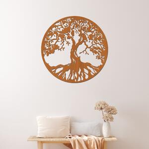 Dřevo života | Dřevěný strom na zeď STROM ŽIVOTA | Barva: Bílá | Rozměry Ø: 30