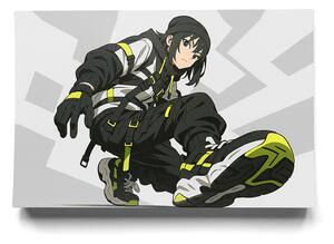 KRAFTHOUSE.EU Hikari Drip – stylový anime obraz na plátně | 100% bavlna | Různé rozměry Velikost: 30 x 20 cm
