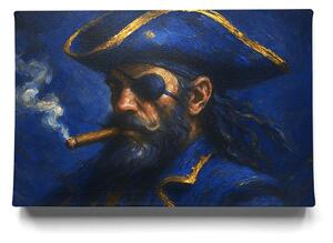 KRAFTHOUSE.EU Zlatý Pirát – obraz na plátně Premium Canvas | 100% bavlna | Různé rozměry Velikost: 30 x 20 cm