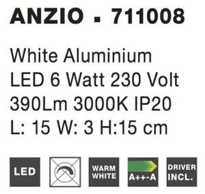 Nástěnné LED svítidlo NOVA LUCE ANZIO 6W 3000K 711008