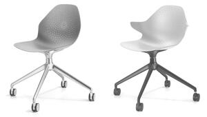 SITIA - Otočná židle KLERA s područkami a kolečky