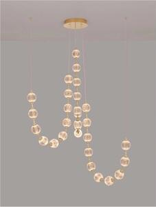 Závěsné LED svítidlo NOVA LUCE BRILLANTE 134W 3200K 9695201 stmívatelné Triac