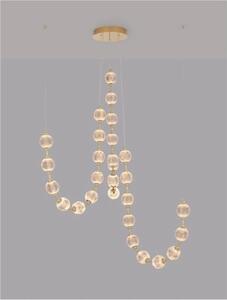 Závěsné LED svítidlo NOVA LUCE BRILLANTE 134W 3200K 9695201 stmívatelné Triac