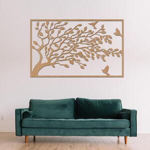 Dřevo života | Dřevěný strom na zeď VÍTR | Rozměry (cm): 100x60 | Barva: Buk