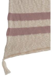 Bavlněná deka/ přikrývka Stripes Natural - Vintage Nude
