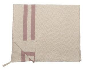 Bavlněná deka/ přikrývka Stripes Natural - Vintage Nude
